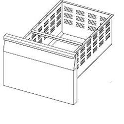AFI COLLIN LUCY? Kit Tiroir GN 1/1 pour Soubassement Réfrigéré Série 700 - AFI Collin Lucy