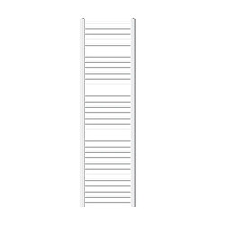 LuxeBath Radiateur de salle de bain Sahara Raccord latéral sèche-serviettes Blanc 50x180cm