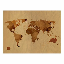 Paris Prix Papier Peint Tea Map of the World 154 x 200 cm