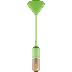 COLIBRI Suspension 1xE27 Hauteur.Reg.xD.7cm Vert 