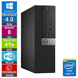 Dell Optiplex 5040 SFF i7-6700 4GHz 8Go/4To Wifi W10 - Reconditionné