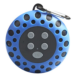 Acheter Wewoo Enceinte Bluetooth étanche bleu Haut-parleur imperméable à l'eau portatif de sports de plein air avec la boucle de coup, appel mains libres, fonction de NFC