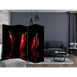 Paris Prix Paravent 5 Volets Chili Pepper 172x225cm