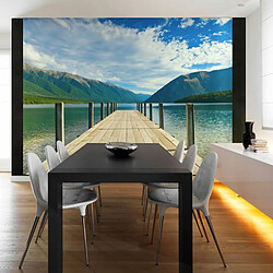 Paris Prix Papier Peint Entre Lac & Montagnes 193 x 250 cm 