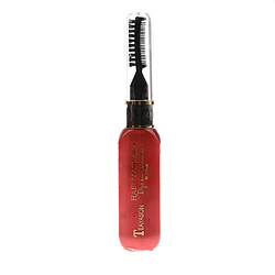 Couleur Des Cheveux Jetables Chalk Dye Tint Highlight Streak Mascara Wine Red