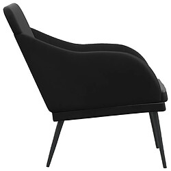 Avis vidaXL Banc Noir 110x76x80 cm Velours