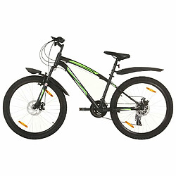 vidaXL Vélo de montagne 21 vitesses Roues de 26 pouces 36 cm Noir 