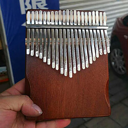 2x Kalimba Thumb Piano 17 Touches Instruments de Musique, Doigt Piano Cadeaux Café