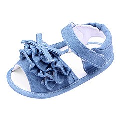 bébé été chaussures sandales anti-dérapant semelle souple 0-18m 7-12 mois rose