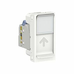 Avis prise rj45 - 1 module - cat6 - ftp - blanc - schneider electric nu344718