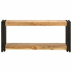 Maison Chic Meuble TV scandinave - Banc TV pour salon 90x30x40 cm Bois d'acacia solide -MN22405