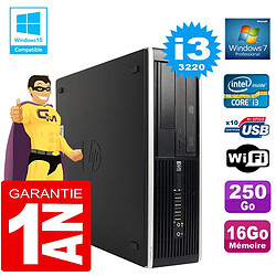 PC HP Compaq 8300 SFF Core I3-3220 Ram 16Go Disque 250 Go Graveur DVD Wifi W7 · Occasion 