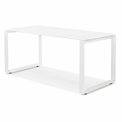 Acheter Paris Prix Bureau Design en Verre Abigano 160cm Blanc