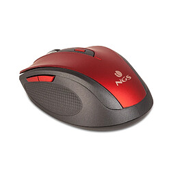 NGS Souris sans fil Evo Mute (Noir/Rouge)