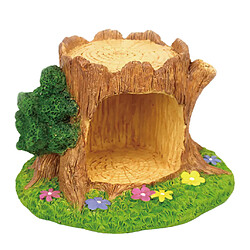 Trou D'arbre Décor Micro Paysage Miniature Résine Figurine Jardin Bonsaï Pot