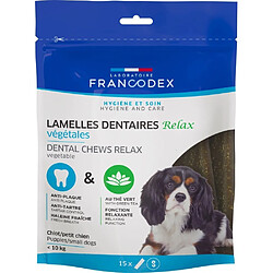 Francodex Bandes dentaires à mâcher Relax 228 g/15 bandes