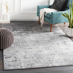 Surya FIONA - Tapis abstrait, Ardoise, Blanc, Anthracite - 160x220cm