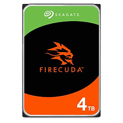 Seagate Technology FireCuda Disque Dur HDD Interne 4To 3.5" SATA 6Go/s 7200RPM Noir 