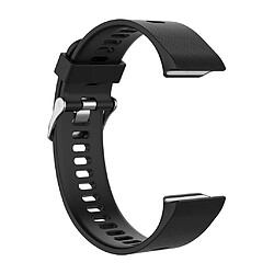 Bracelet De Montre Pour Garmin Forerunner 35 30 35J ForeAthlete 35J Noir Bracelet de montre de remplacement en silicone souple