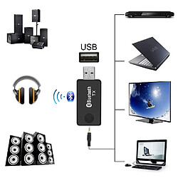 Alpexe 3.5mm Bluetooth V4 émetteur récepteur stéréo Audio adaptateur Dongle récepteur Audio pour PC TV