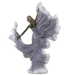 Figurine Décorative Alexandra House Living Blanc Doré Plastique Femme 13 x 23 x 30 cm