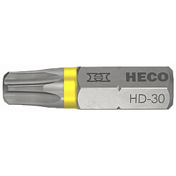 Heco - Schrauben Embouts HECO-Drive HD-30 code Jaune - Boite de 10 - 57097 