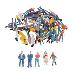 Figurines Miniature Figurines Personnages 50 Pcs Figurines Miniature 1:50 Figurines Personnages pour Présentoirs de Table en Sable, Micro-scènes de Bricolage