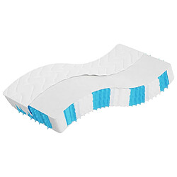 vidaXL Matelas à ressorts ensachés dureté moyenne 70x200 cm