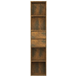 Avis Maison Chic Bibliothèque - Armoire de livres Chêne fumé 36x30x171 cm Bois d'ingénierie -GKD66474