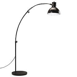 vidaXL Lampadaire 25 W noir 150 cm E27