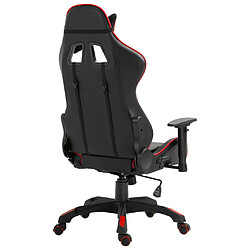 Avis vidaXL Chaise de jeu Rouge Similicuir