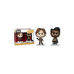 2 Figurines Funko Vynl Star Wars: Han Solo et Lando Calrissian 