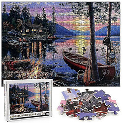 Universal Copoz 1000 pièces Darrell Bush Lake Puzzle DIY Puzzle Jouets Assemblage Images Décoration. 