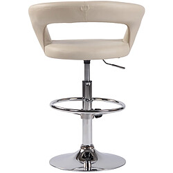 Non Tabouret de bar Jaen simili cuir pas cher