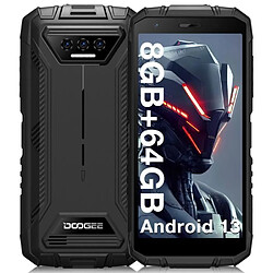 NC Telephone portable DOOGEE S41T Robuste Smartphone 8+64Go 5.5" 6300mAh Android 14 Carte T-Flash jusqu'à 1TB Double SIM NFC - Noir 