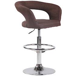 Non Tabouret de bar Jaen tissu 