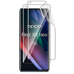 Htdmobiles Verre trempe pour Oppo Find X2 Neo / Find X3 Neo - [Lot de 2] film de protection transparent