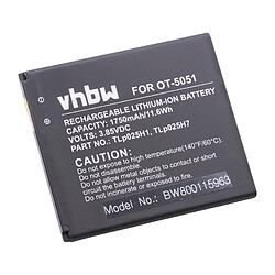 vhbw Li-Ion batterie 1750mAh (3.8V) pour téléphone portable mobil smartphone Alcatel One Touch OT-5051, OT-5051X, Pop 4, Pop 4 LTE 