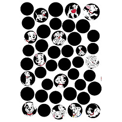 Komar Stickers Muraux 101 Dalmatiens Pois Disney