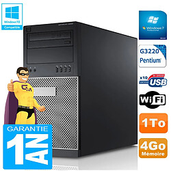 PC Tour DELL 9020 Intel G3220 Ram 4Go Disque 1 To Graveur DVD Wifi W7 · Occasion 