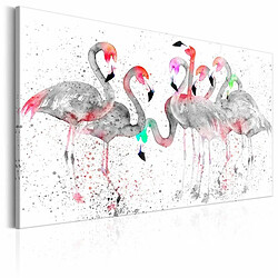 Paris Prix Tableau Imprimé Danse des Flamants 60 x 90 cm 