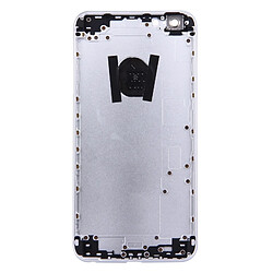 Avis Wewoo Pour iPhone 6s Plus couverture argent arrière + porte-cartes + clé de contrôle du volume + bouton d'alimentation + touche de vibreur interrupteur muet couvercle du boîtier Assemblée complète pièce détachée 5 en 1