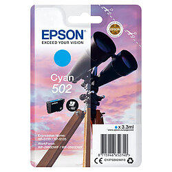 Avis Epson Singlepack Cyan 502 Ink