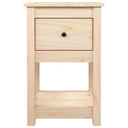 Acheter Maison Chic Table de chevet, Table de Nuit, Meuble de Rangement 40x35x61,5 cm Bois de pin massif