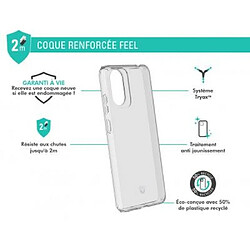 Force Case Coque pour Motorola G04 Renforcée FEEL Système Tryax Inserts 3D Transparent