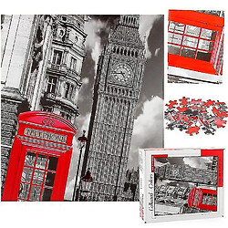 Universal Copz London Clock Tower Puzzle Puzzle, casse-tête de décompression pédagogique, décoration murale 1000 pièces