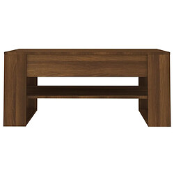 Avis Maison Chic Table basse,Table Console Table d'appoint, Table pour salon Chêne marron 102x55x45 cm Bois d'ingénierie -MN31335