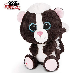 NICI- Doudou-Peluche GLUBSCHIS mouffette Suppi 15cm, avec des Grands Yeux Scintillants, 45570