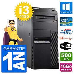 PC Tour Lenovo ThinkCentre M83 i3-4130 RAM 16Go Disque Dur 500Go Windows 10 Wifi · Occasion 