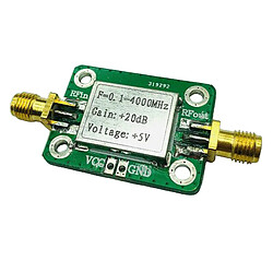 Micro-ondes RF Amplificateur Module 20dB Gain Élevé À Faible Bruit 3.3-5.5VDC pour FM Radio Télécommande Récepteur Câble TV GPS Wifi Bluetooth Rf amplificateur conseil micro-ondes module 20db